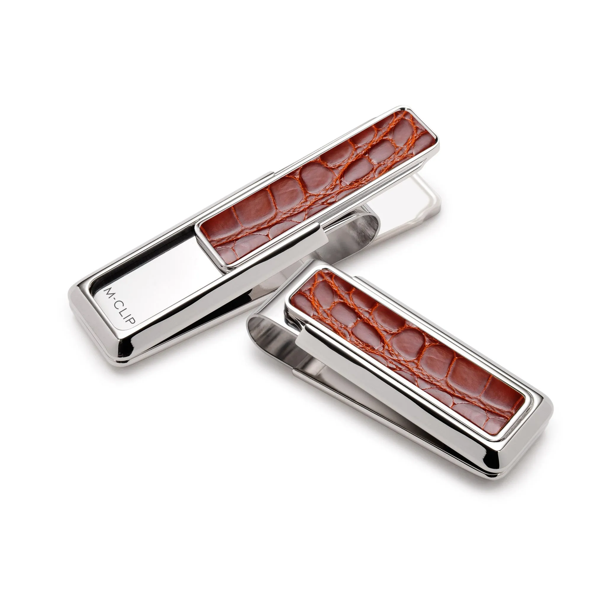 M-Clip Monterey Alligator Inlay Money Clip