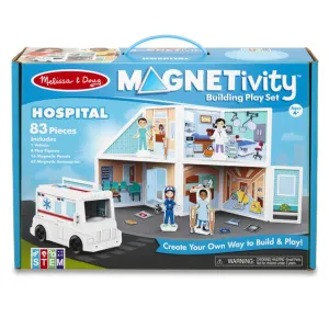 MAGNETIVITY BUILDING PLAY SET - HOSPITAL (D)