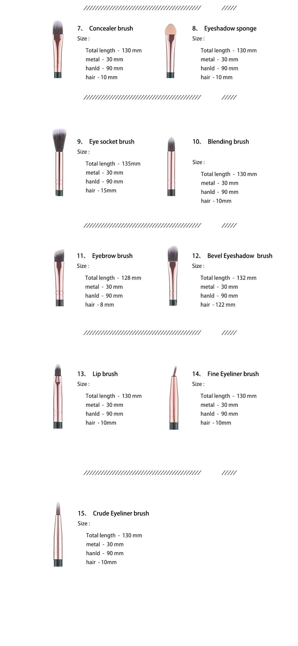 Makeup Brushes Tool Set (5pcs/10/15)