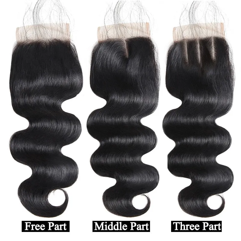 Malaysian Body Wave 4"x4" Lace Closure