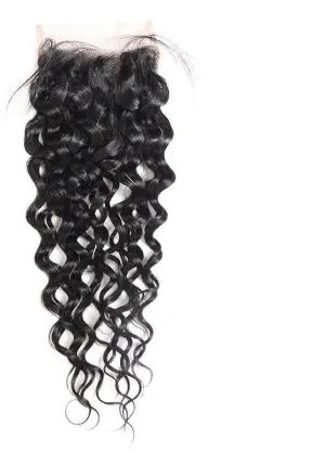 Malaysian Water Wave 4"x4" Lace Closure
