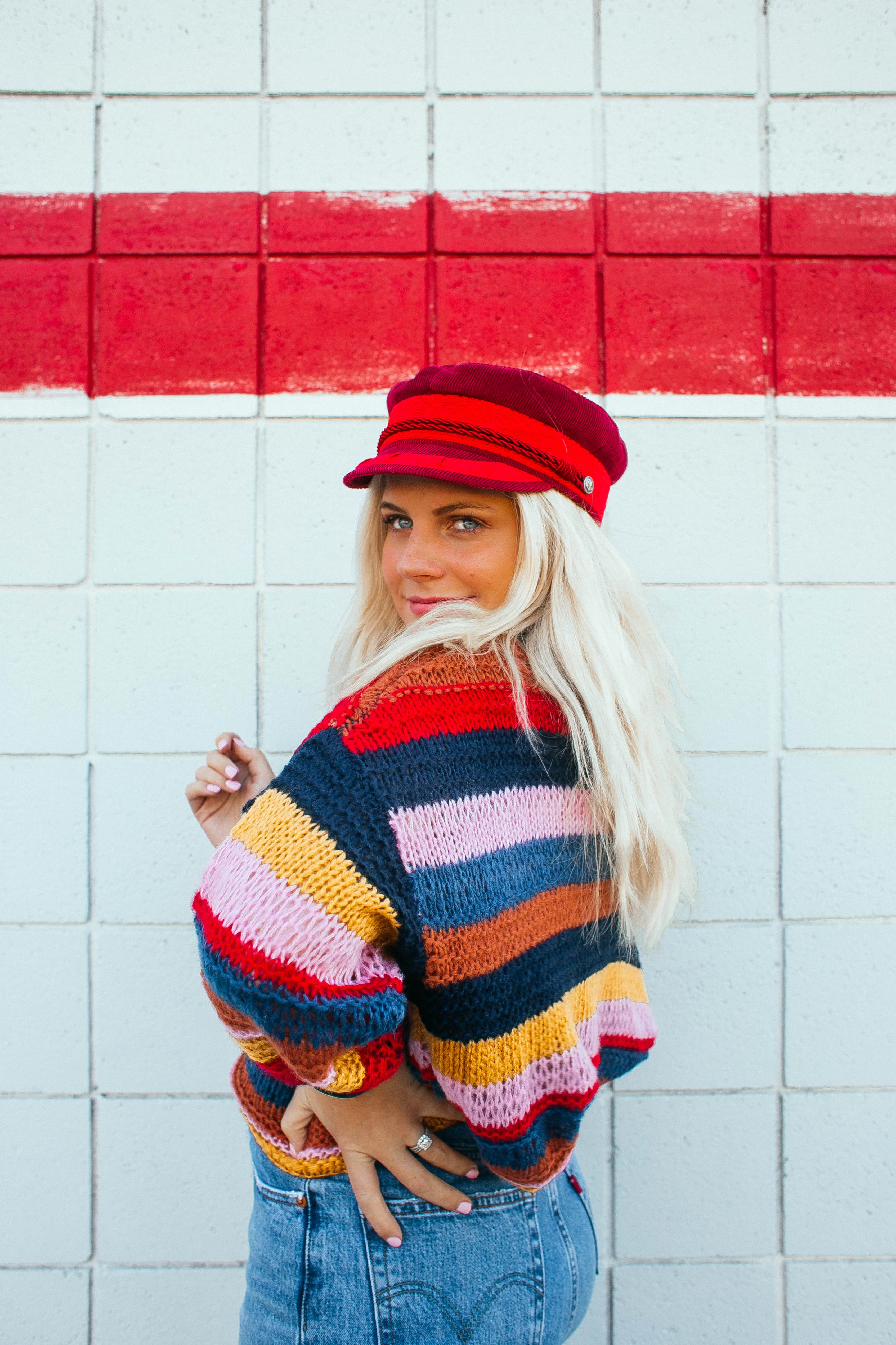 Margot Cap// Red