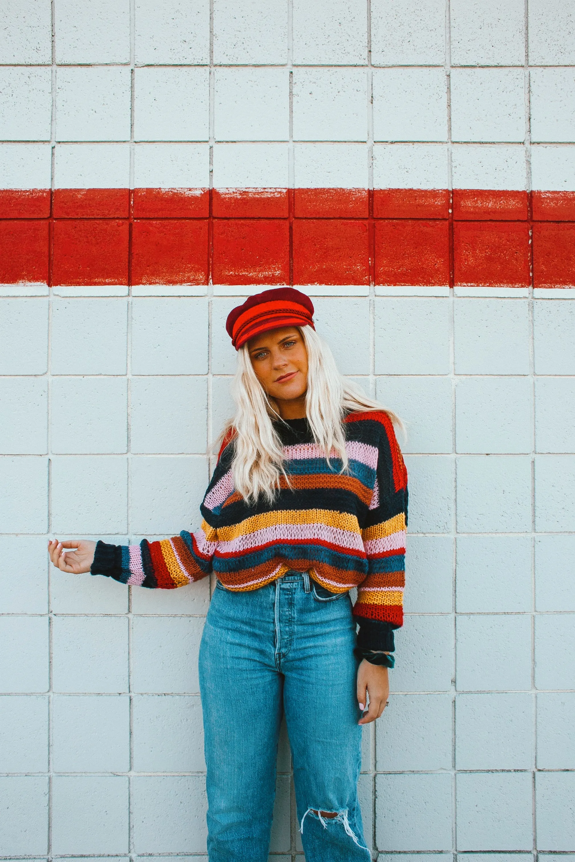 Margot Cap// Red