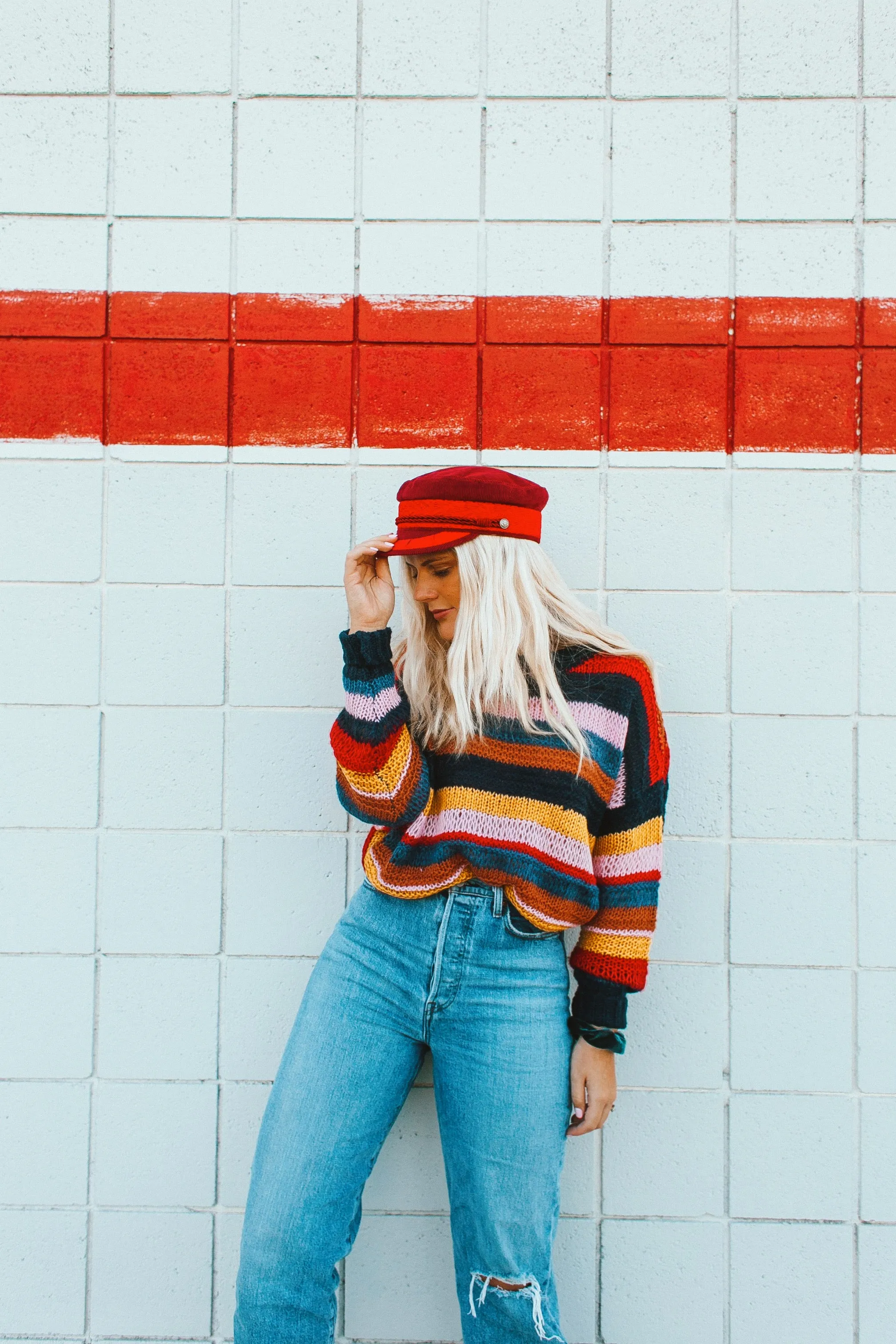Margot Cap// Red