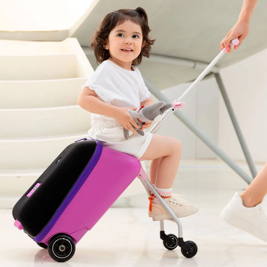 Micro Ride-On Luggage Eazy - Violet