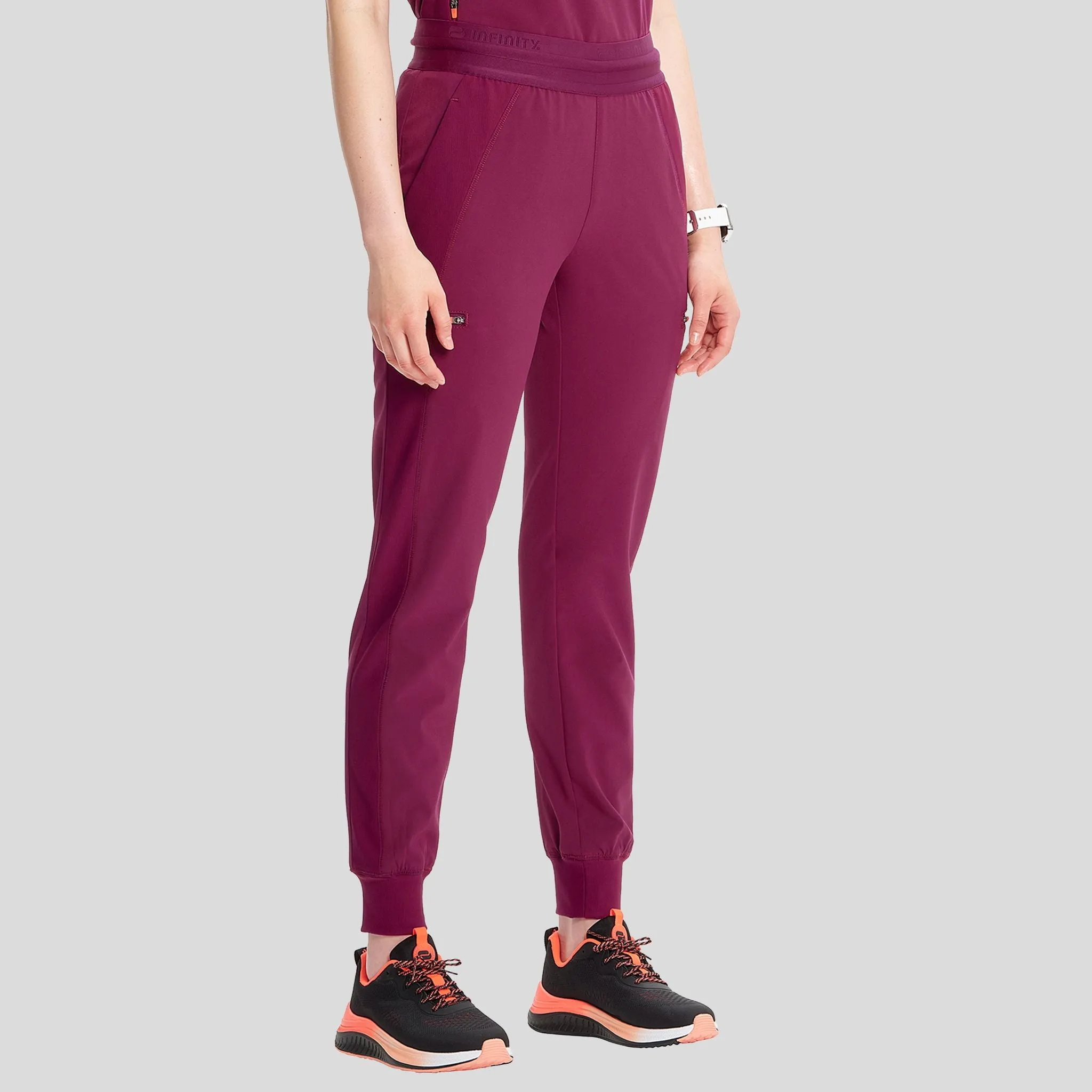 Mid Rise Jogger | Wine