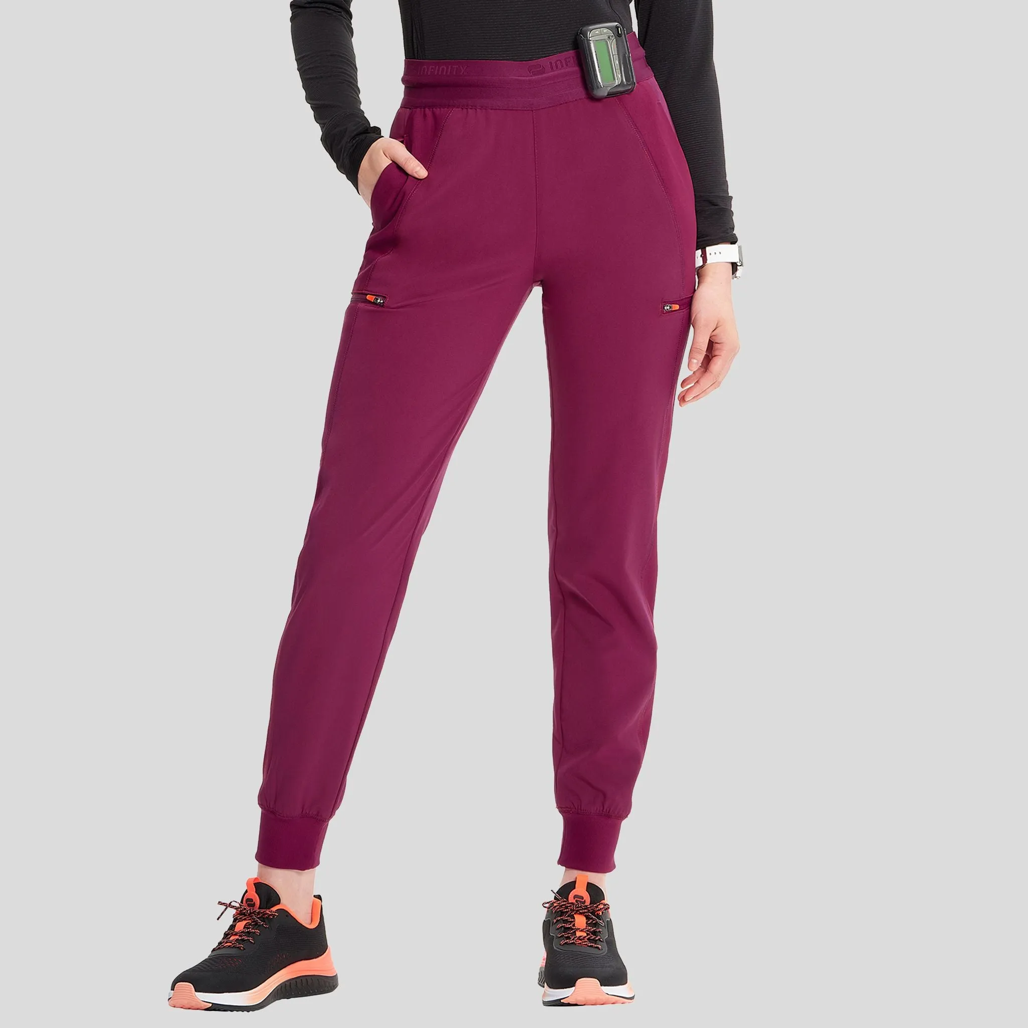 Mid Rise Jogger | Wine
