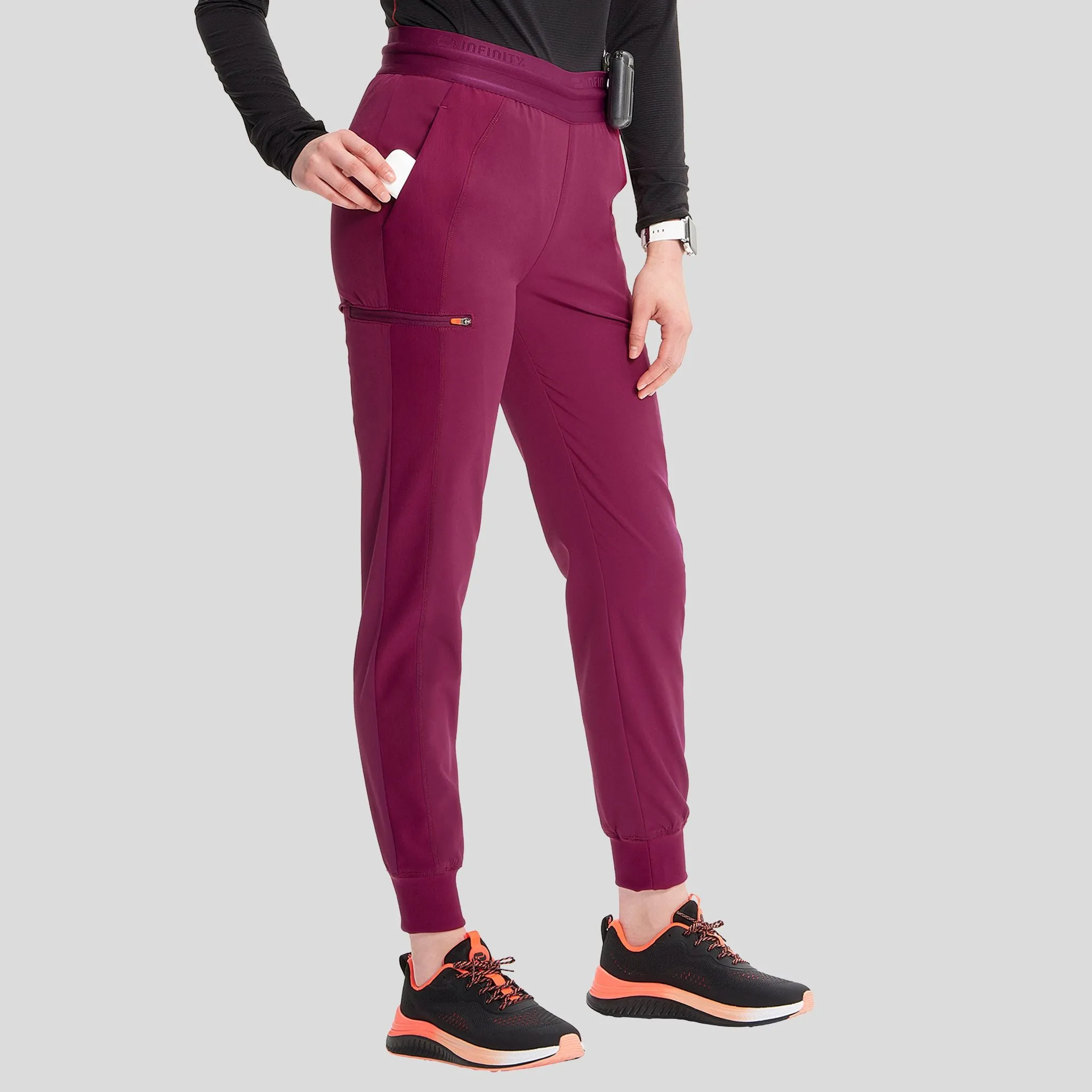 Mid Rise Jogger | Wine