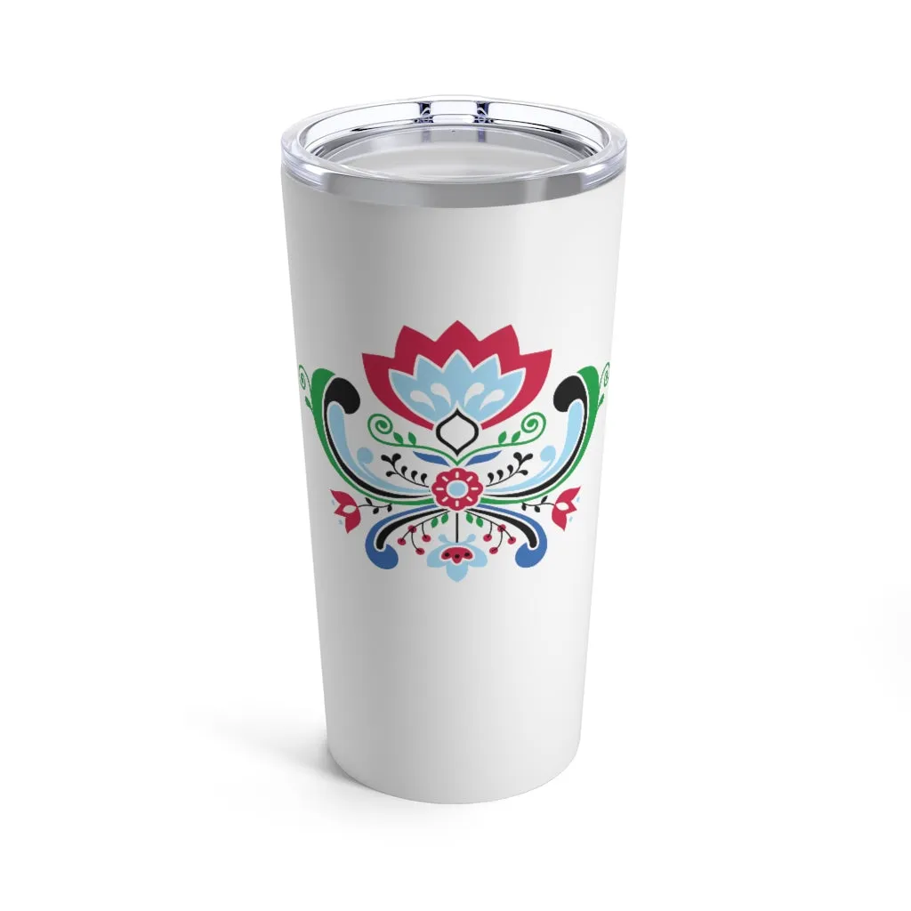 Midsummer Rosemaling 20 oz Insulated Tumbler