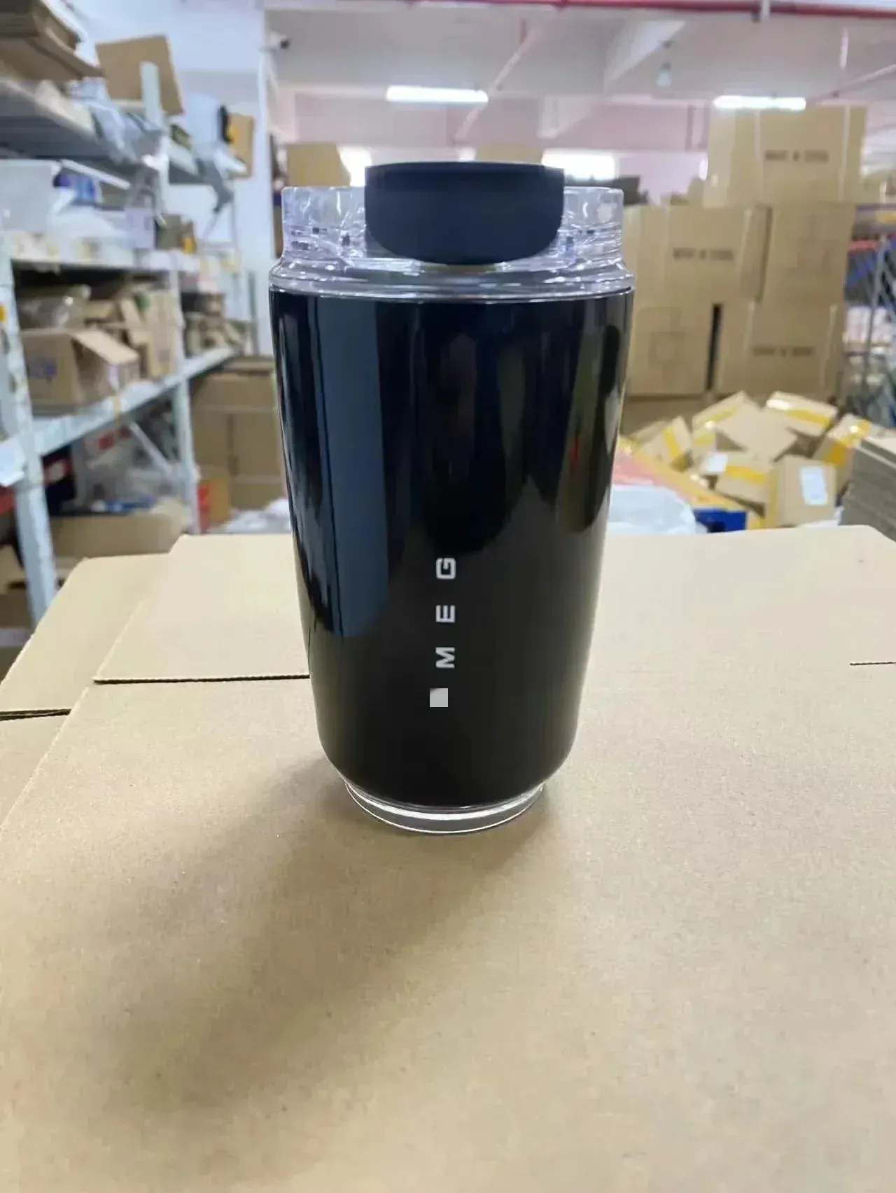 Milky White Insulated Stainless Steel Travel Tumbler Thermos Mug