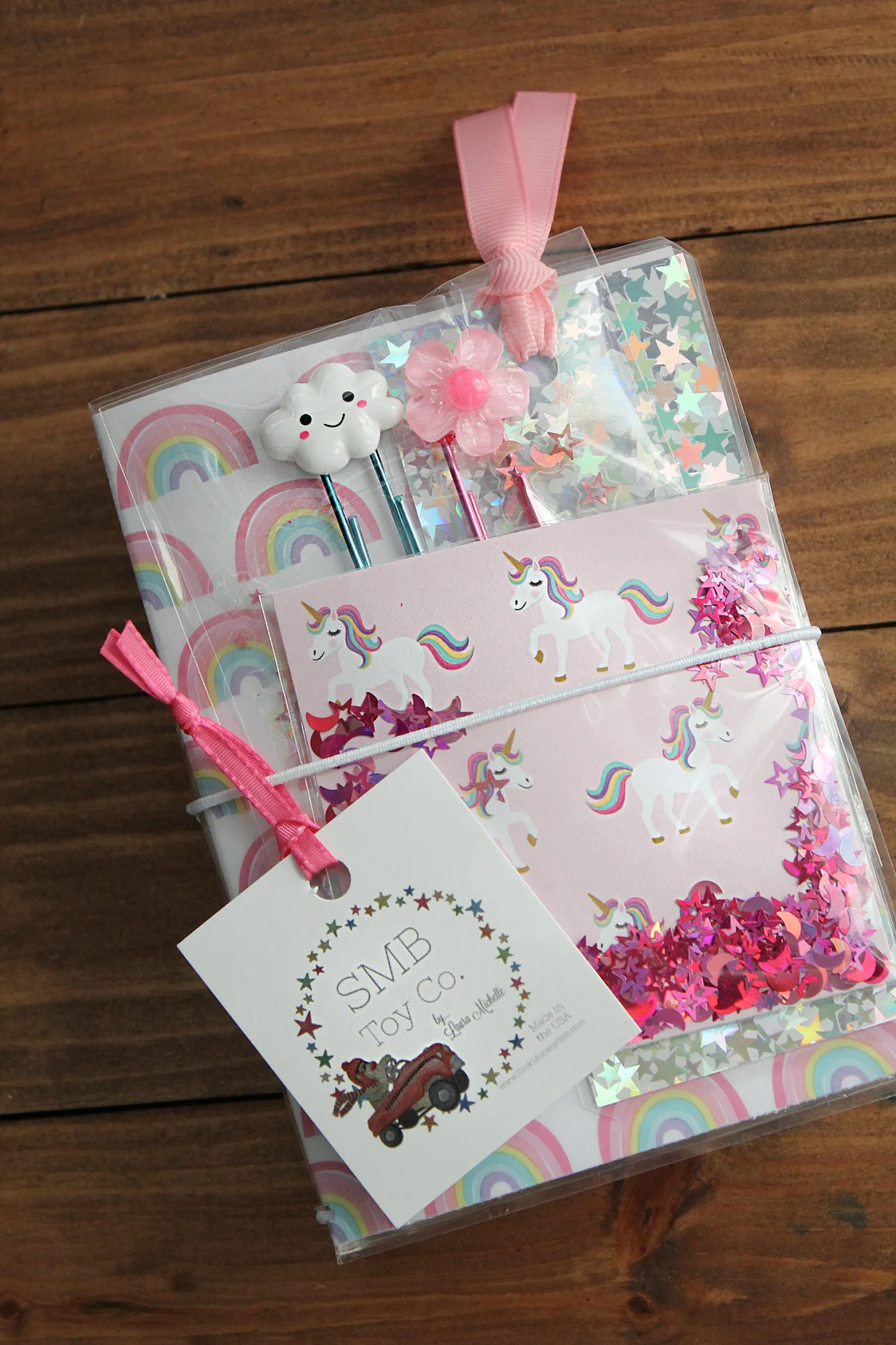 Mini Travel Journal - Unicorns & Rainbows
