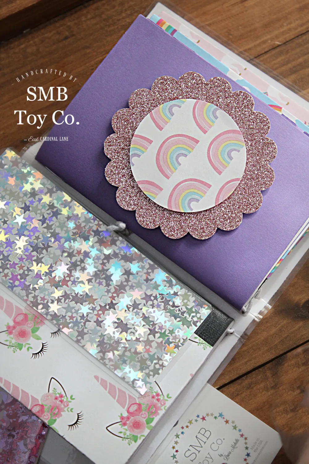 Mini Travel Journal - Unicorns & Rainbows