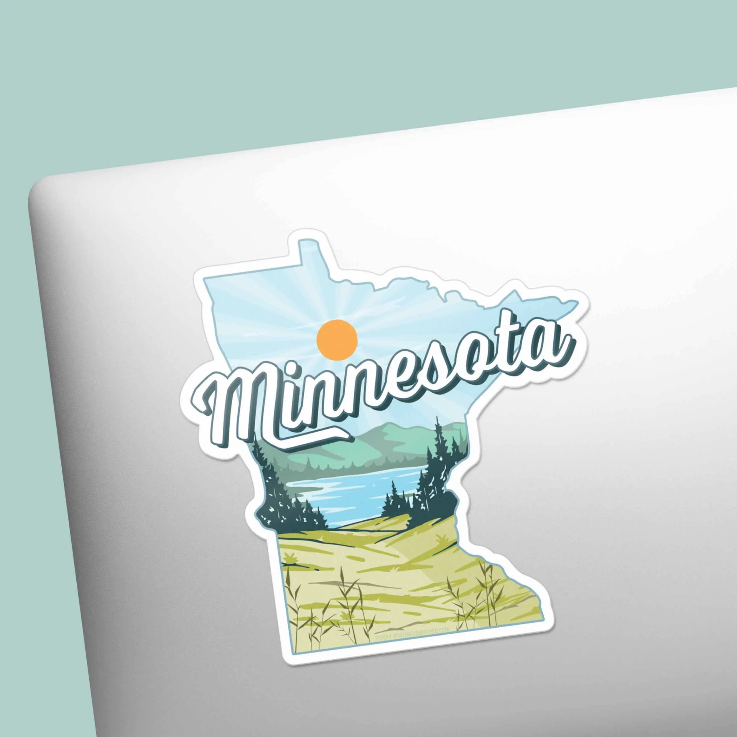 Minnesota Lakes Sticker
