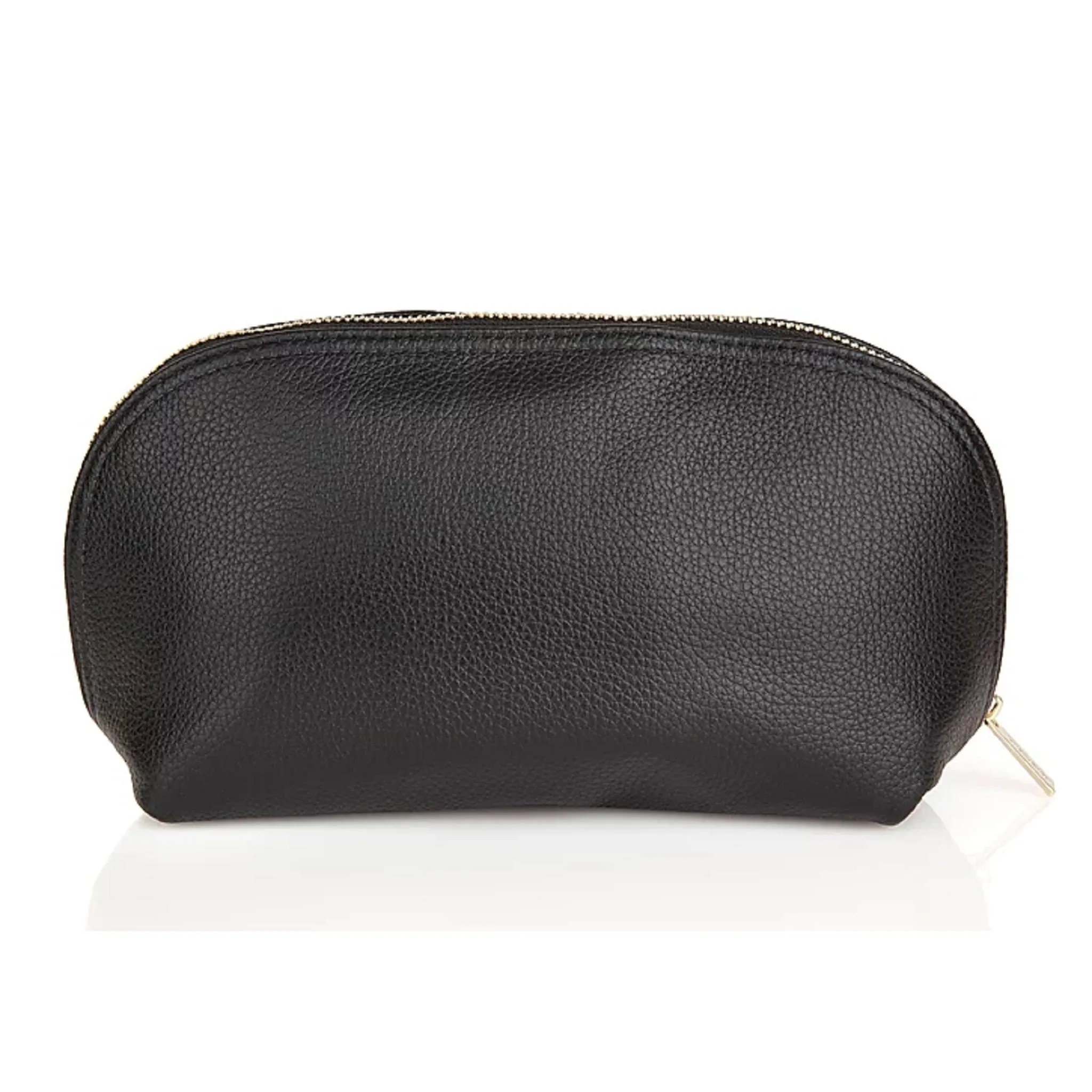 Minskat Travel Pouch - Black with Gold Zipper