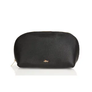 Minskat Travel Pouch - Black with Gold Zipper