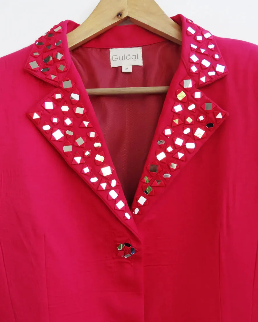 Mirror Embroidered Blazer