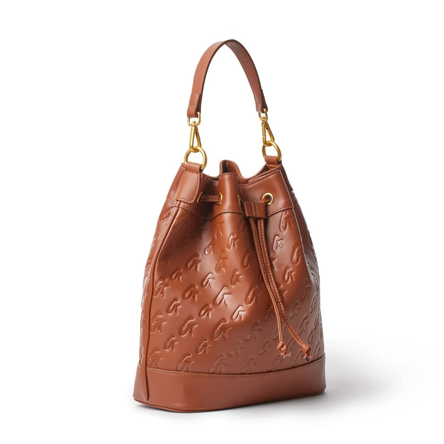 MONOGRAM BUCKET BAG BUNDLE - BROWN