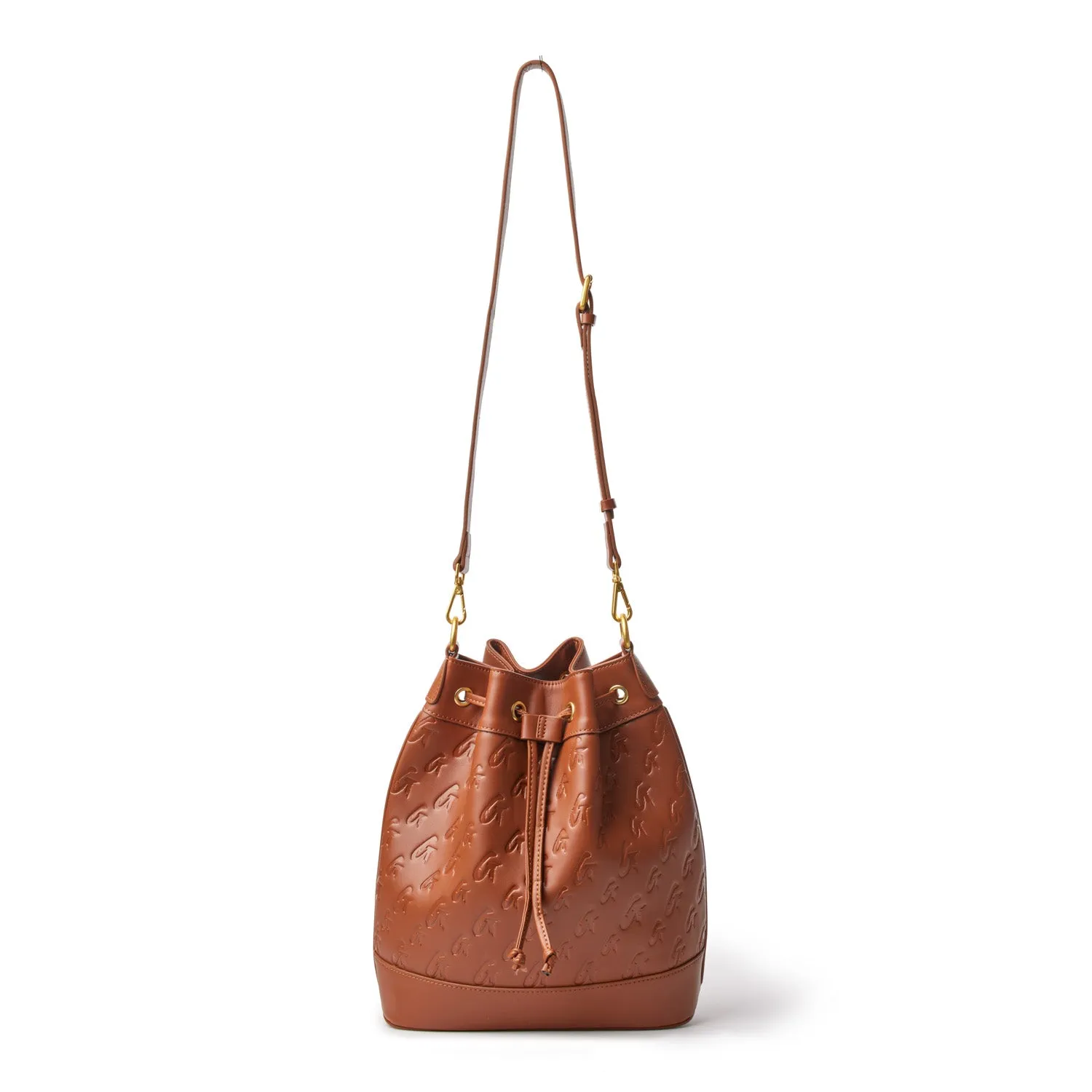 MONOGRAM BUCKET BAG BUNDLE - BROWN