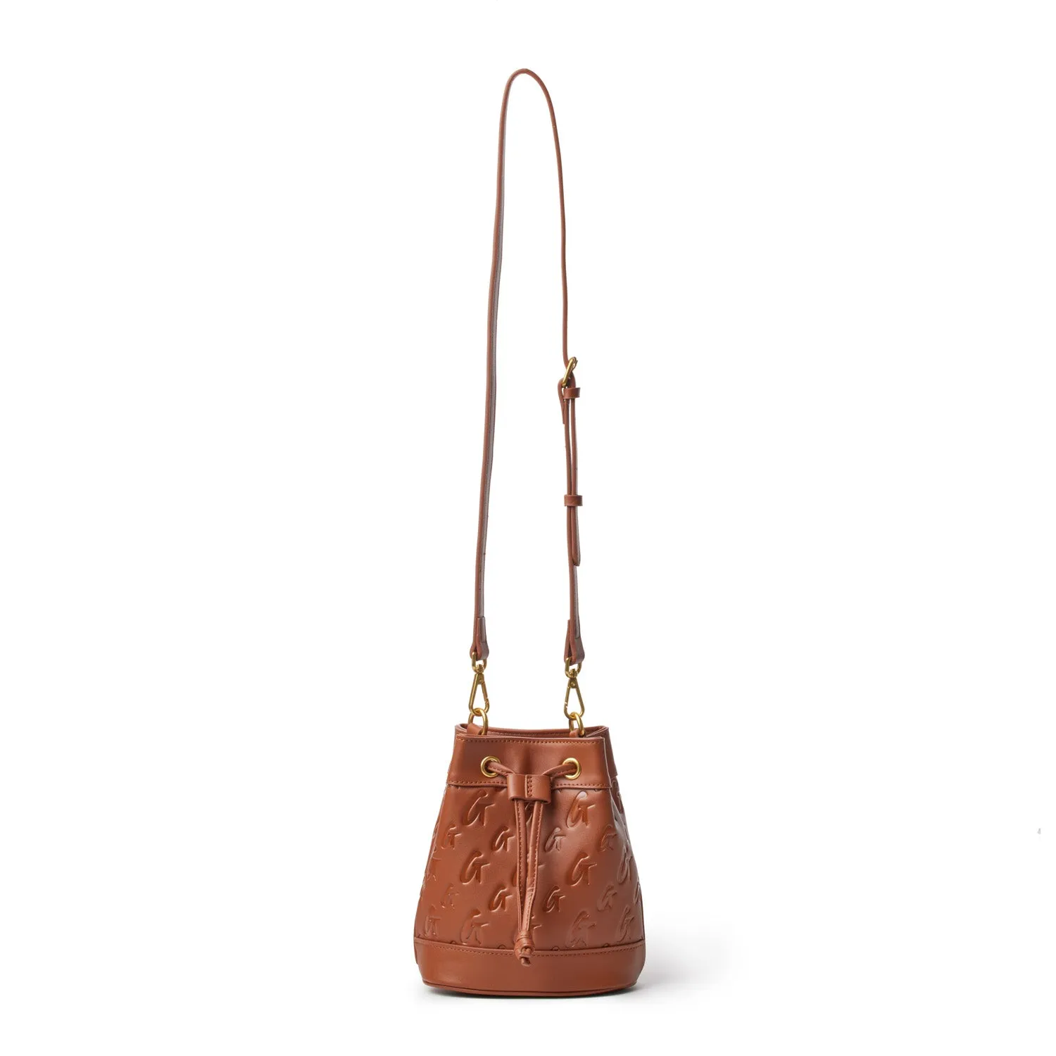 MONOGRAM BUCKET BAG BUNDLE - BROWN