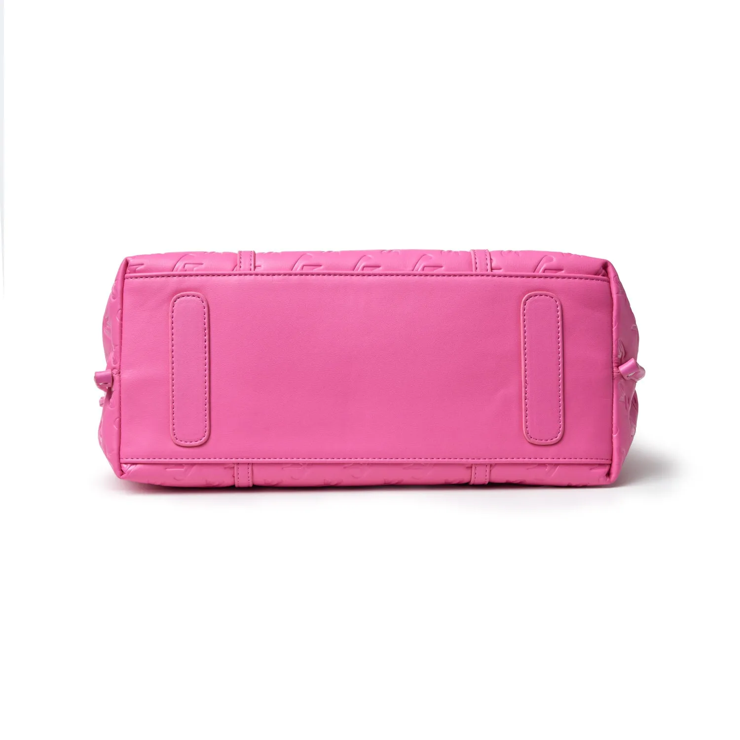 MONOGRAM SLEEK TOTE - HOT PINK