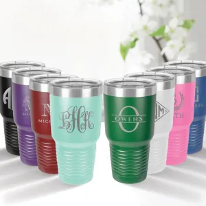 Monogrammed Tumbler - 30oz