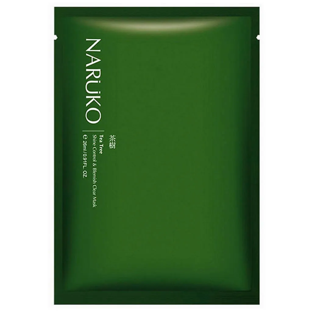 Mặt Nạ Tràm Trà Naruko Tràm Trà Tea Tree Mask Giảm Mụn 26ml