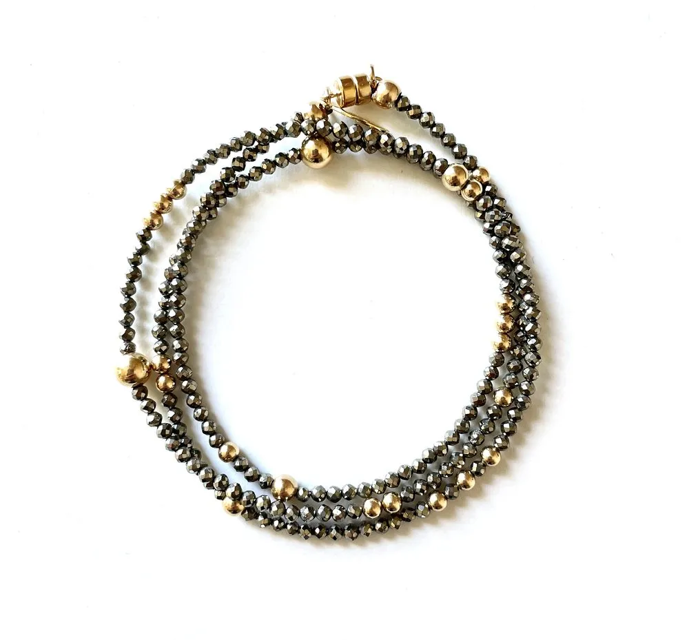 Multi Wrap Beaded Bracelet