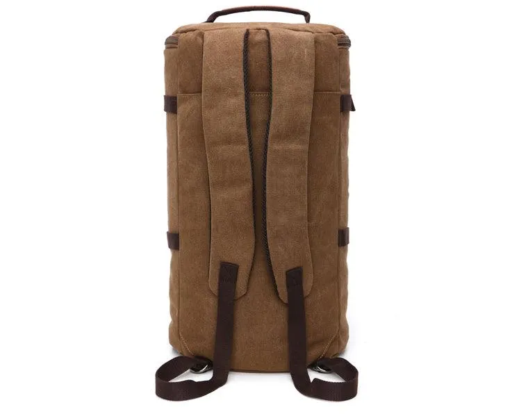 Multifunctional Outdoor Canvas Solid Back And Hand Travellers Coffee Bags