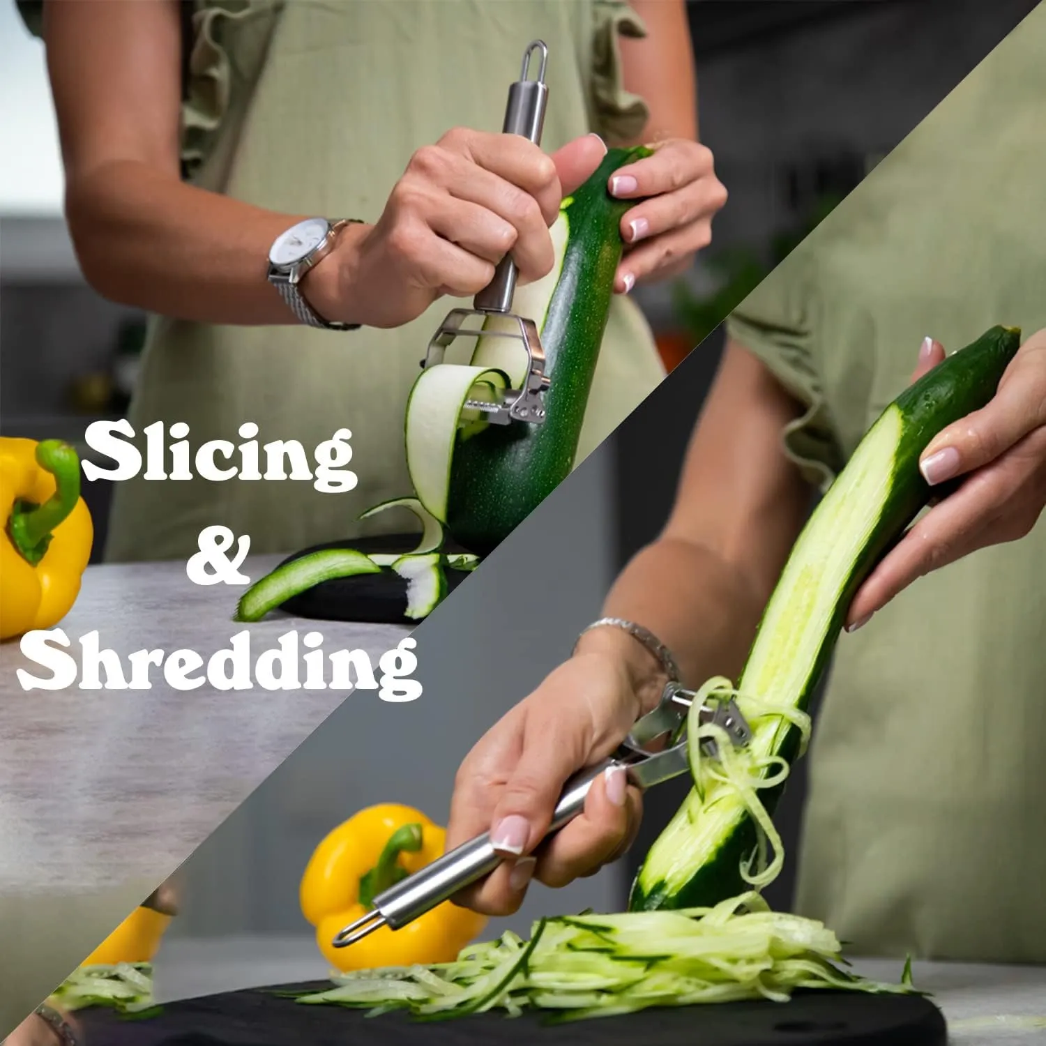 Multifunctional Stainless Steel Peeler