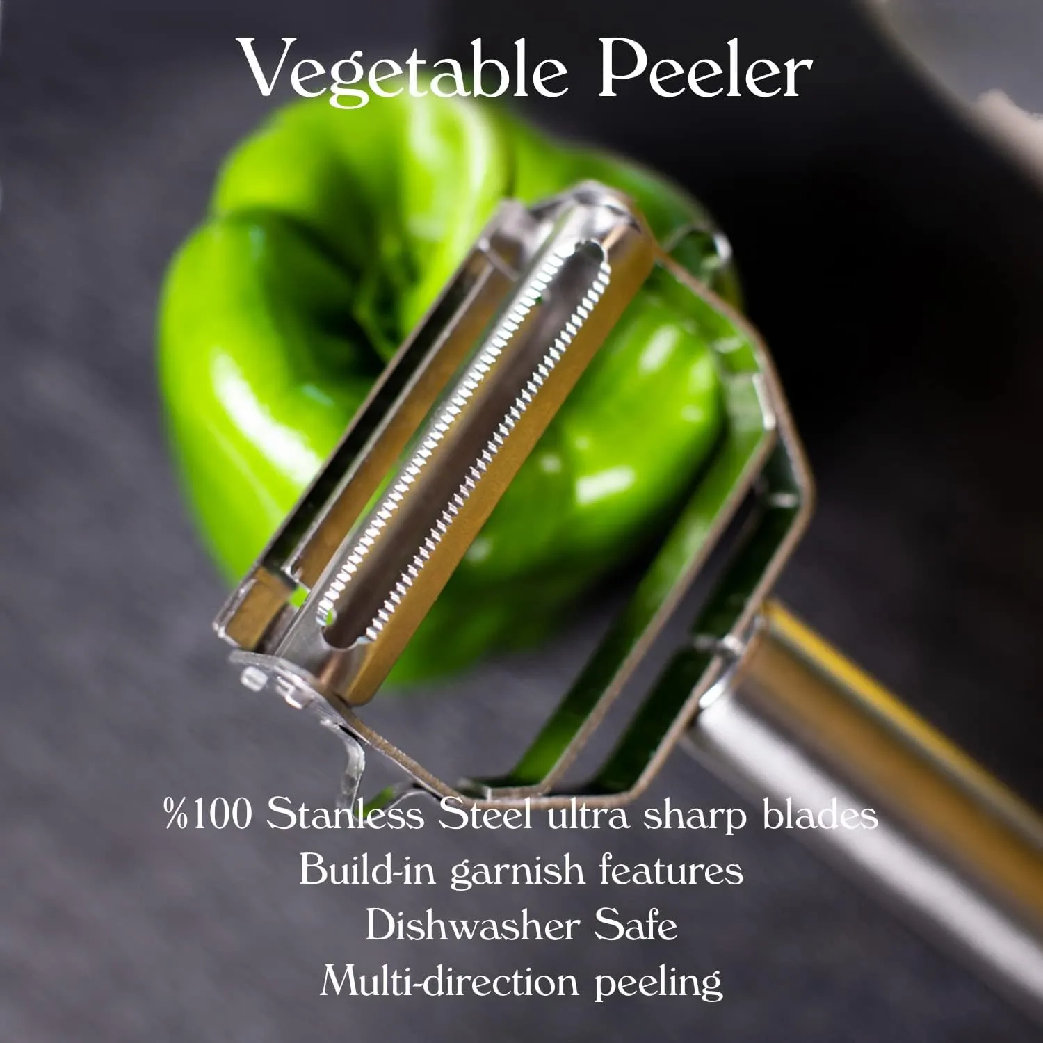 Multifunctional Stainless Steel Peeler