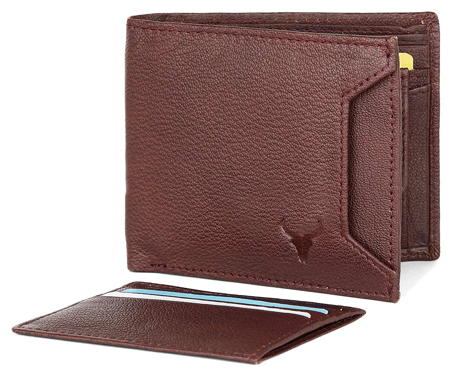 Napa Hide Brown Men's Wallet (NPH010 Maroon)