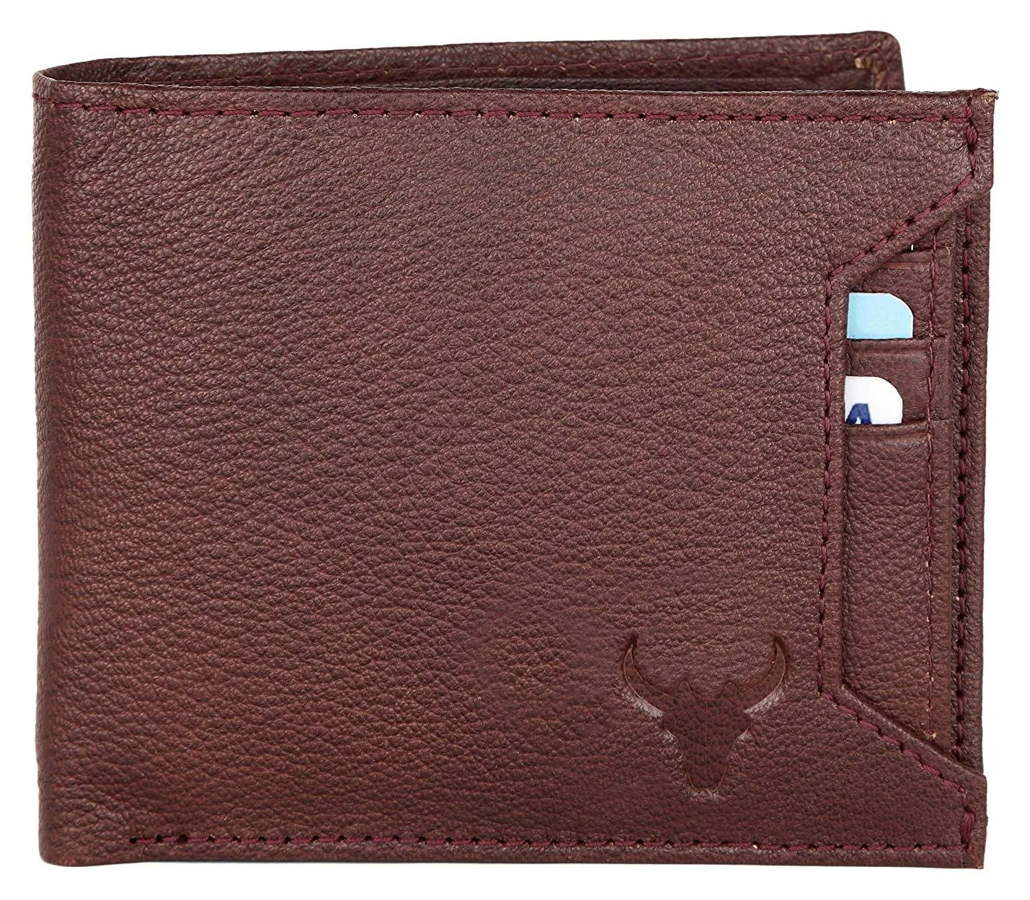Napa Hide Brown Men's Wallet (NPH010 Maroon)