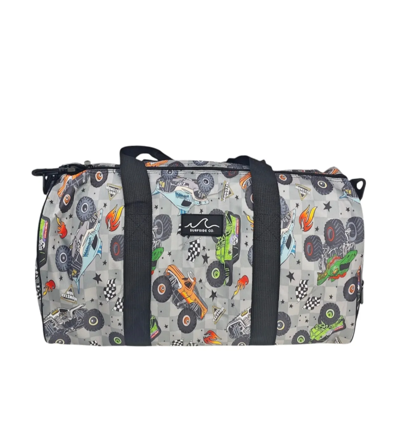 NEW! Checkered Monster Jam Duffle/Weekender Bag
