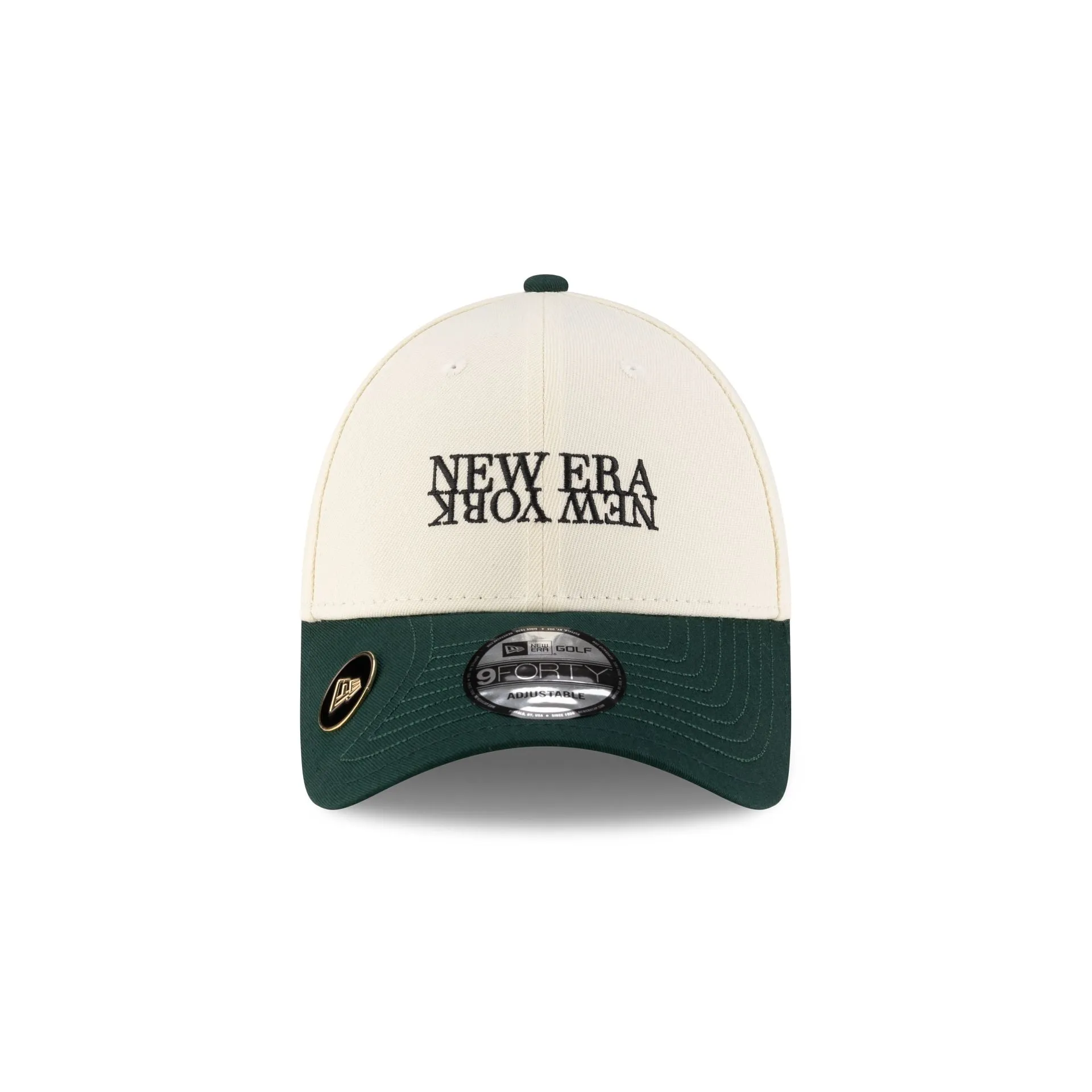 New Era Cap Two-Tone Ballmarker Green 9FORTY Adjustable Hat