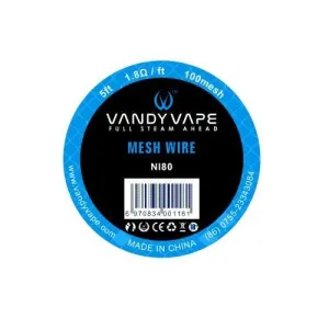 Ni80 Mesh Wire Spool by Vandy Vape (5 Feet)
