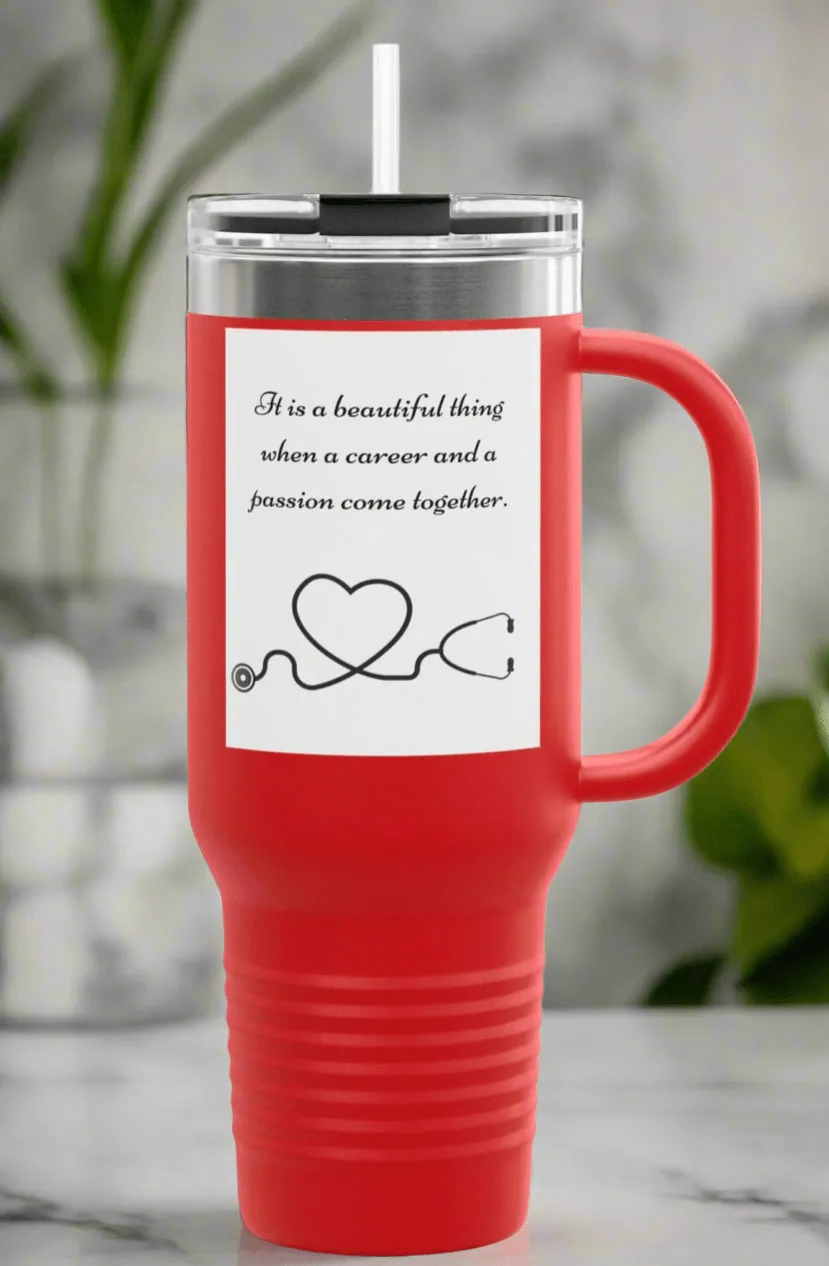 Nursing Insulated Travel Mug - 40oz | A Heartfelt Gift for Healthcare Professionals