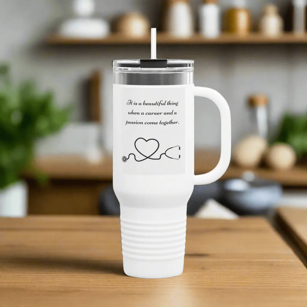 Nursing Insulated Travel Mug - 40oz | A Heartfelt Gift for Healthcare Professionals