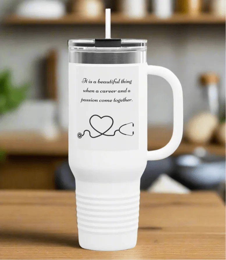 Nursing Insulated Travel Mug - 40oz | A Heartfelt Gift for Healthcare Professionals
