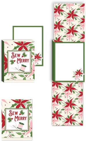 Once Upon a Christmas Pocket Notepad - Sew Merry