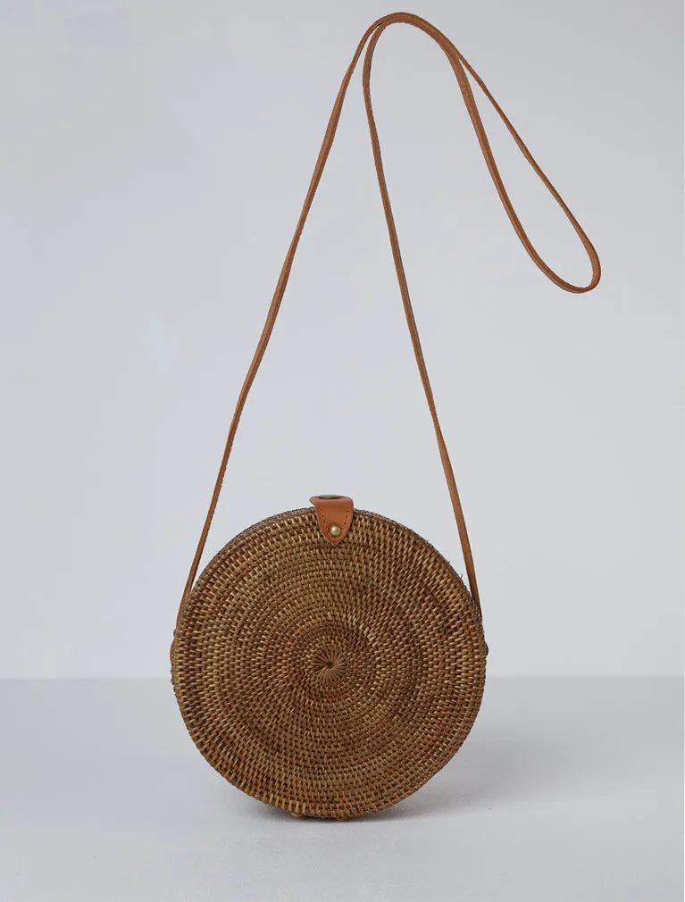 Palermo Round Basket Bag - PREORDER