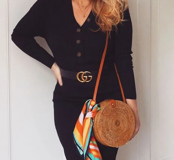 Palermo Round Basket Bag - PREORDER