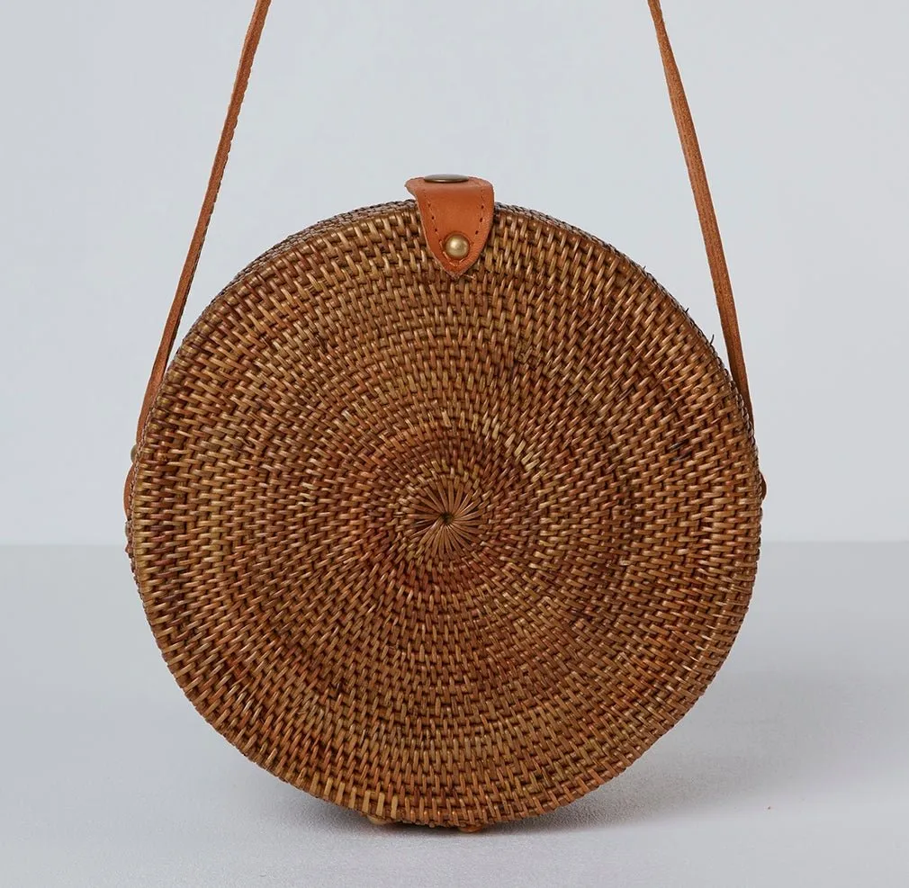 Palermo Round Basket Bag - PREORDER