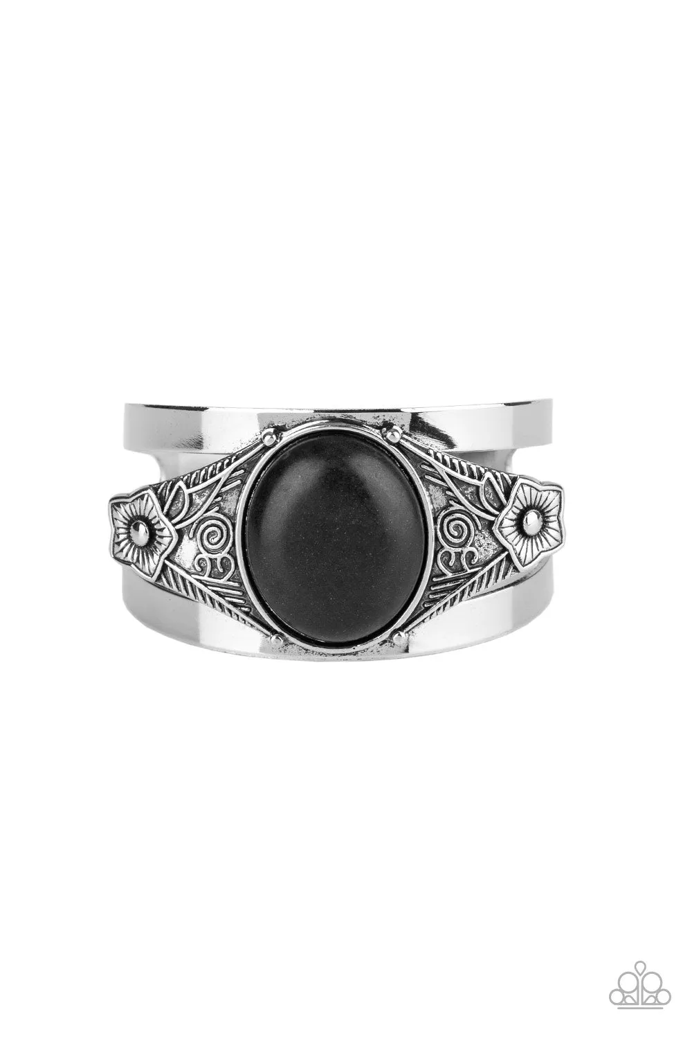 Paparazzi - Desert Nature - Black Bracelet - Accessories
