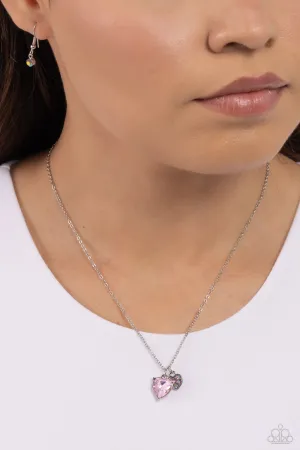 Paparazzi Devoted Delicacy - Pink Necklace