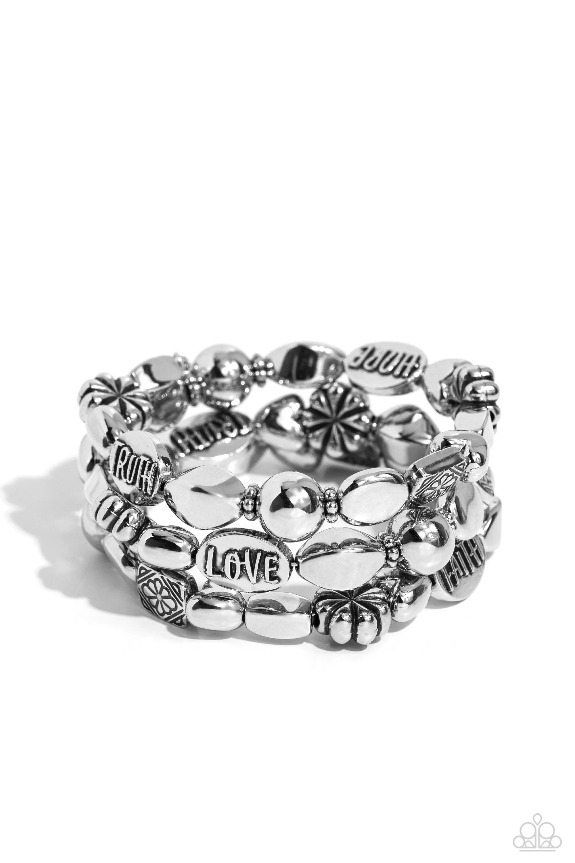 Paparazzi Enchanting Emotion Bracelet Silver