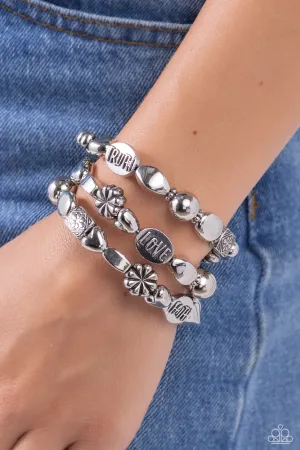 Paparazzi Enchanting Emotion Bracelet Silver
