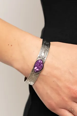 Paparazzi - Gobi Glyphs - Purple Bracelet