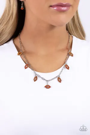 Paparazzi KISS the Mark Necklace Orange