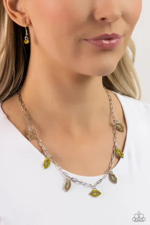 Paparazzi KISS the Mark Necklace Yellow
