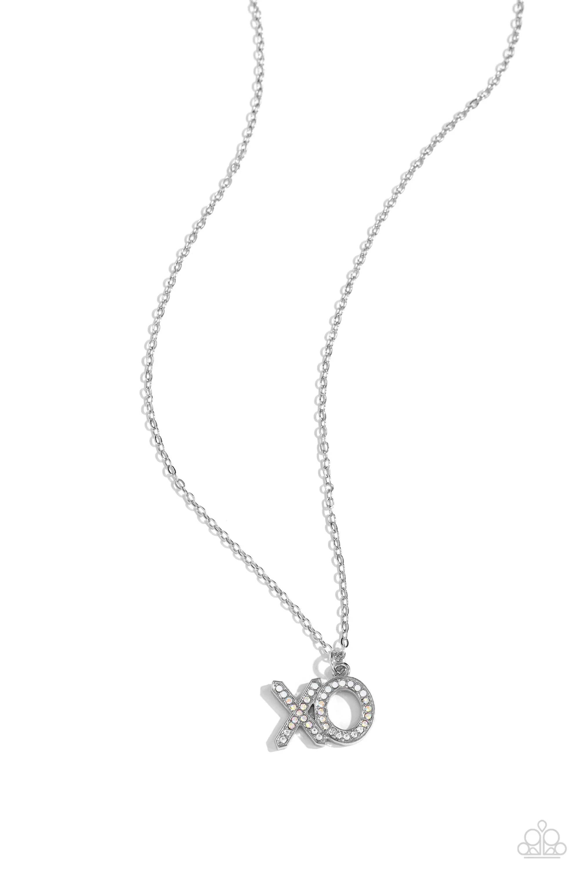 Paparazzi XO Showcase Necklace White